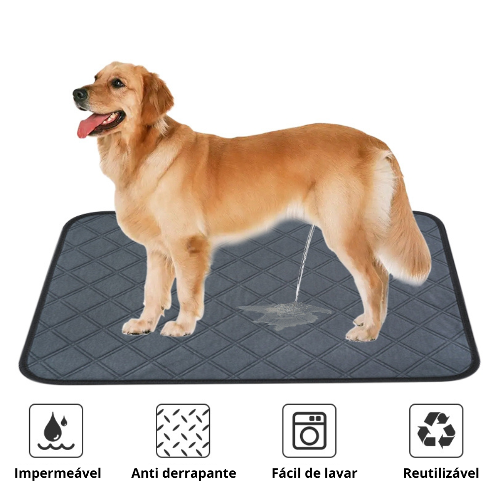 Tapete Absorvente Reutilizável Para Animais