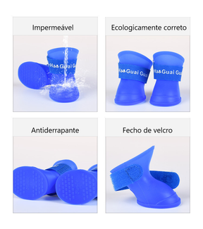 Botas Impermeáveis Para Cães