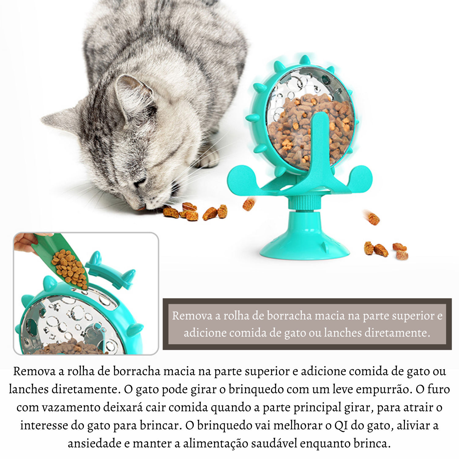 Brinquedo Interativo Giratório 360º