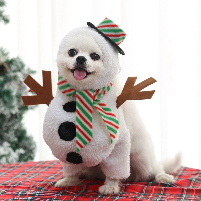 Roupa para animais - Boneco de Neve