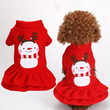 Vestido Boneco de Neve