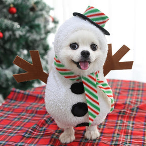 Roupa para animais - Boneco de Neve