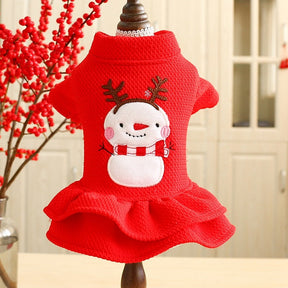 Vestido Boneco de Neve