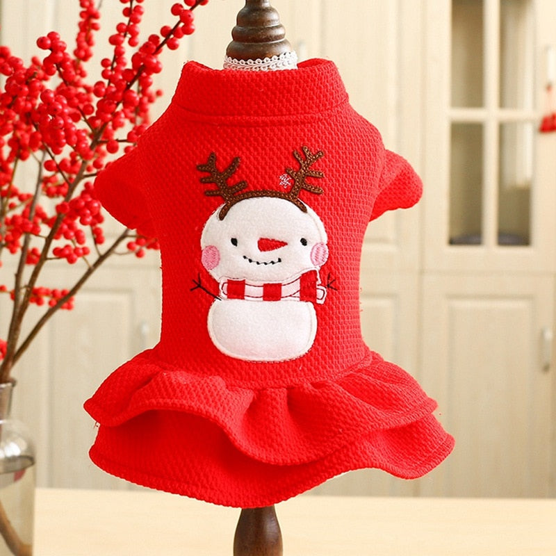 Vestido Boneco de Neve