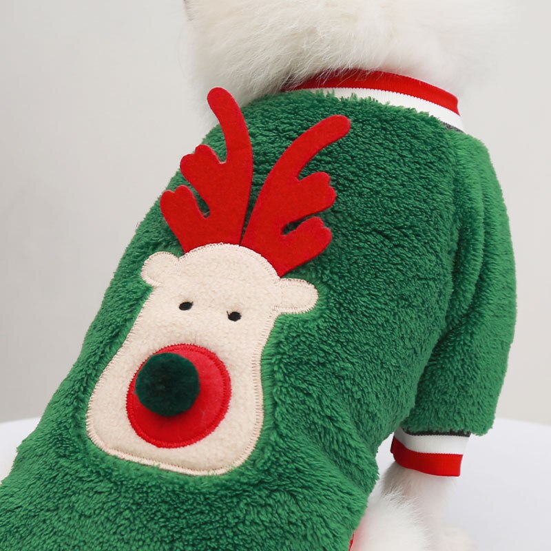 Blusão para animais - Rena de Natal